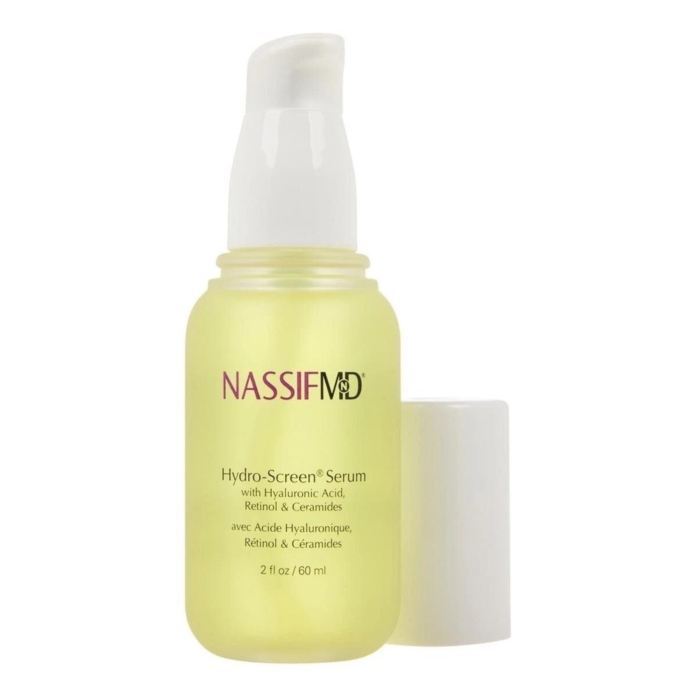 New sealed NassifMD Hydro-Screen Anti-Aging Serum  2oz  Hyaluronic Acid Retinol